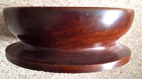 Large vintage mahogany hand - vintage,