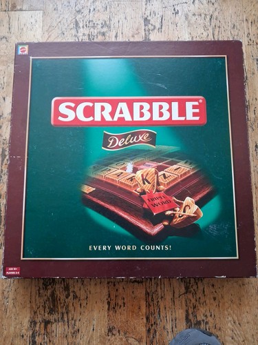 Scrabble deluxe edition - scrabble, board