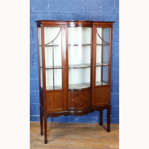 Victorian inlaid mahogany - a,