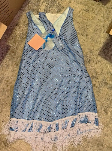 Blue sequin fringe flapper - sequin,