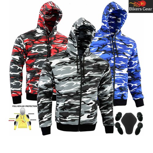 Mens camo fleece hoodie - zip, up