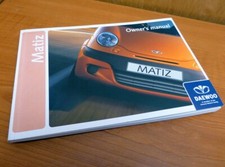 DAEWOO MATIZ Owner's Manual