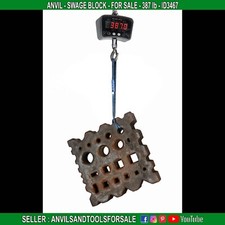 ANVIL - SWAGE BLOCK - 387 lb - ID3467