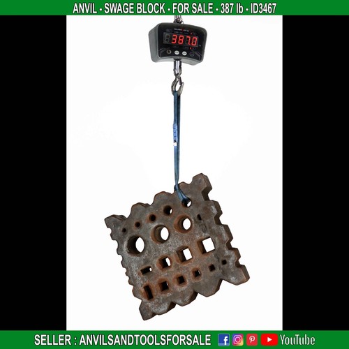 Anvil swage block - lb,