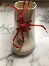 Donegal Parian China  Ireland Rose Baby Shoe