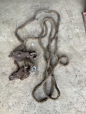 Vintage Pulley Double Block