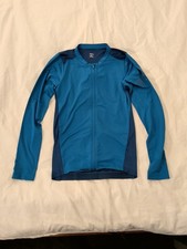 Rapha Pro Men's Lightweight Long Sleeve Cycling Jersey Blue Small