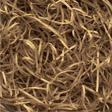 Shredded Paper KRAFT Natural ECO LOOK - Christmas Gift Hamper Filler Shred Fill