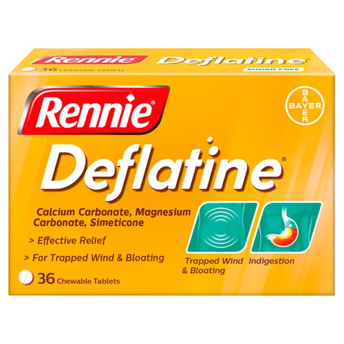Rennie deflatine tablets for - rennie,