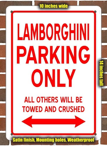 Metal sign lamborghini - sign,