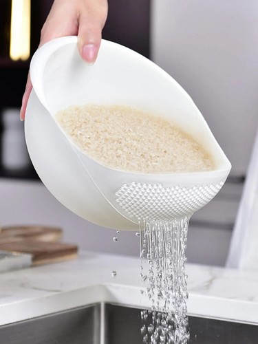 Colander rice washing - colander, bowl