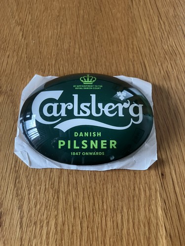 Oval beer pump badge lens - badge,