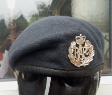 British Issue Royal Air Force Blue Grey BERET RAF WRAF 58cm Military Pilot Large