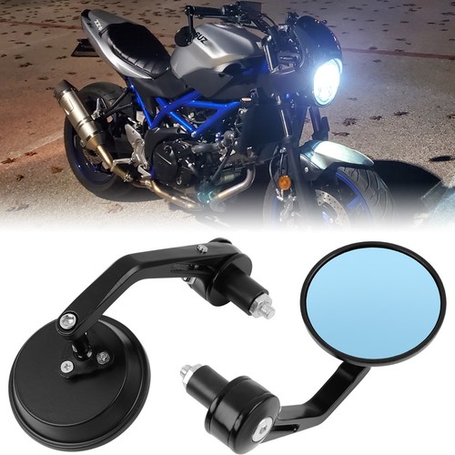 Round motorcycle bar end - round,