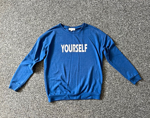 Never fully dressed blue crew - never, dressed,