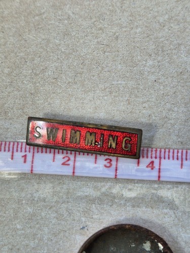 Vintage swimming enamel - vintage, bar