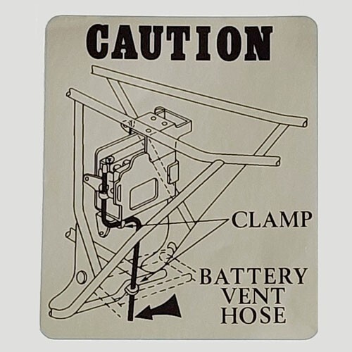 Battery vent hose - battery,