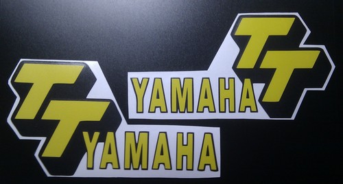 Yamaha tt500 tank decals - yamaha,
