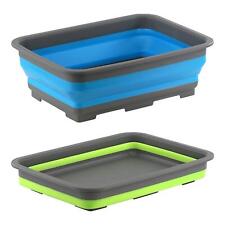 Foldable Washing Up Bowl Dishwashing Collapsible Camping Travel Caravan Kitchen