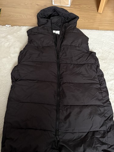 Ladies long black gilet - h&m,