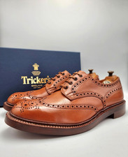 NOS STUNNING TRICKER'S Keswick C Shade Tan Leather Brogue UK 9.5 EU 43.5 US 10.5