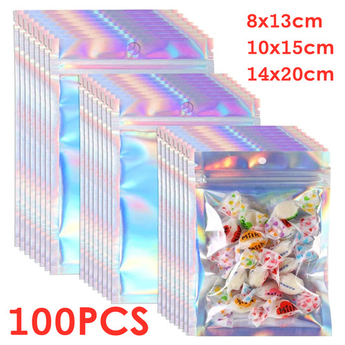 100x mylar ziplock - mylar, foil