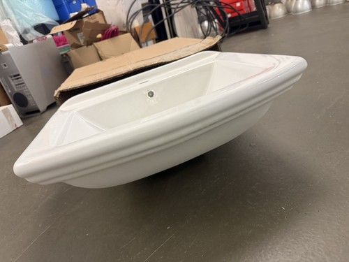 Bathroom basin white 600 - white, new