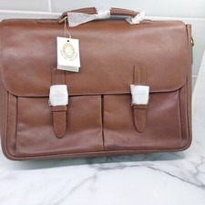 BNWT  Cognac Brown Leather