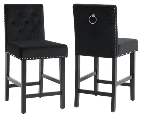 Black velvet fixed - black,