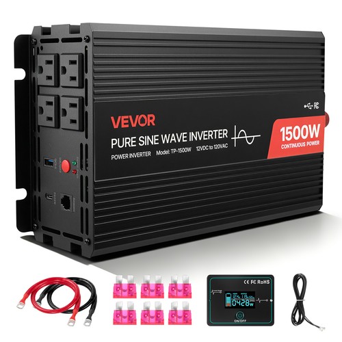 Vevor 1500w power inverter - power,