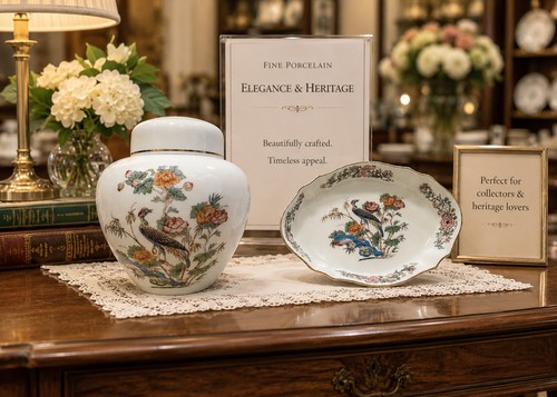 Wedgwood kutani crane ginger - wedgwood,