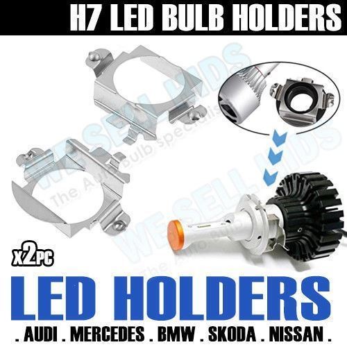 Led headlight bulb adapter - h7,