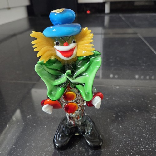 Vintage murano glass - glass, clown