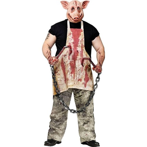 Butcher pig adult costume - butcher,