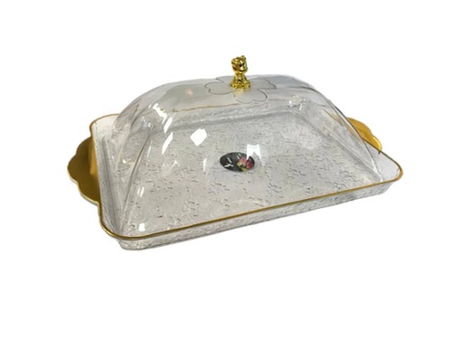 Transparent plastic cake - plastic,