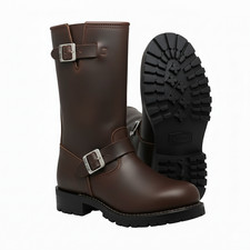 Men’s Brown Leather Engineer