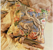 Ehrman THREE BIRDS by SUSAN SKEEN early RARE tapestry needlepoint kit