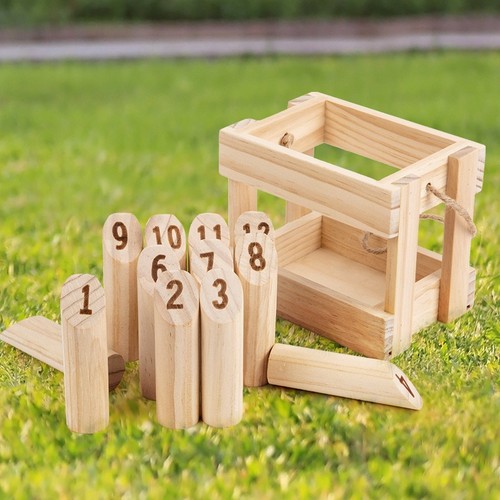 Molkky game wooden skittles - molkky,