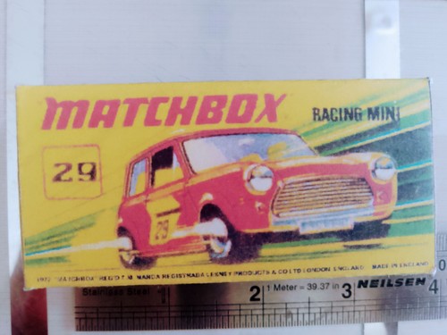 Matchbox no29 racing mini - matchbox,