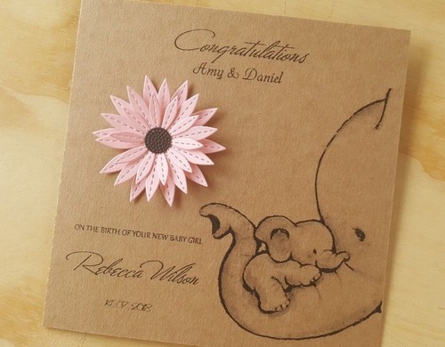 Personalised handmade new baby - new,
