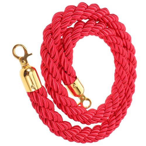 Queue barrier rope stanchion - rope,