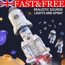 5-in-1 Space Rocket Toy Set Model Space Rocket Launcher Astronaut Toys for Kids