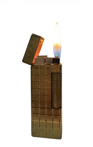 Dunhill rollagas gold lighter - gold,