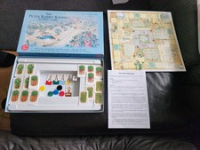 The Peter Rabbit Radish Board Game 2005 Beatrix Potter - 2 missing pieces