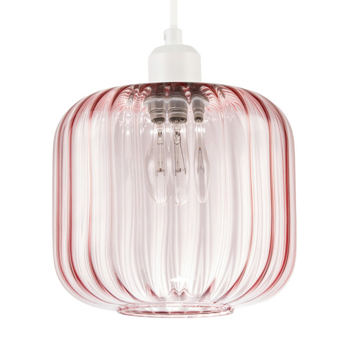 Contemporary soft pink - pink, glass