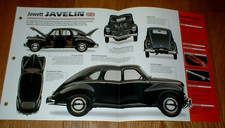 1950 JOWETT JAVELIN SPEC SHEET