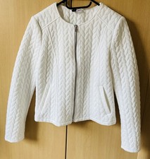 H & M Divided Zip Up Off White