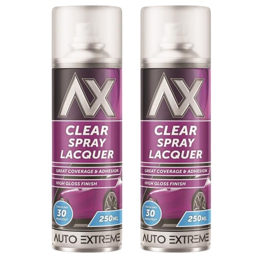Clear lacquer spray paint - clear,