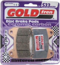 Goldfren S33 Brake Pads Front For Ural Ranger With Sidecar 2 Pin E 2011-2012
