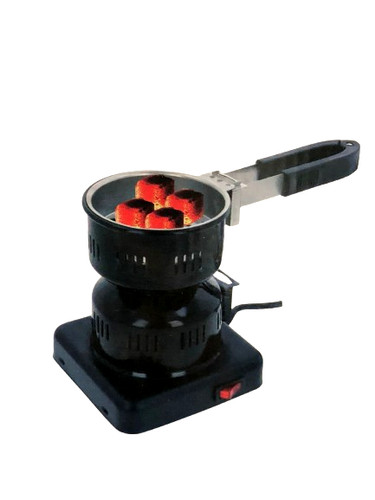 Electric charcoal burner - charcoal,